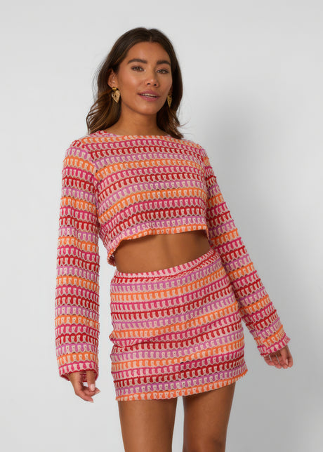 Emily | Set Festival Top Met Korte Rok