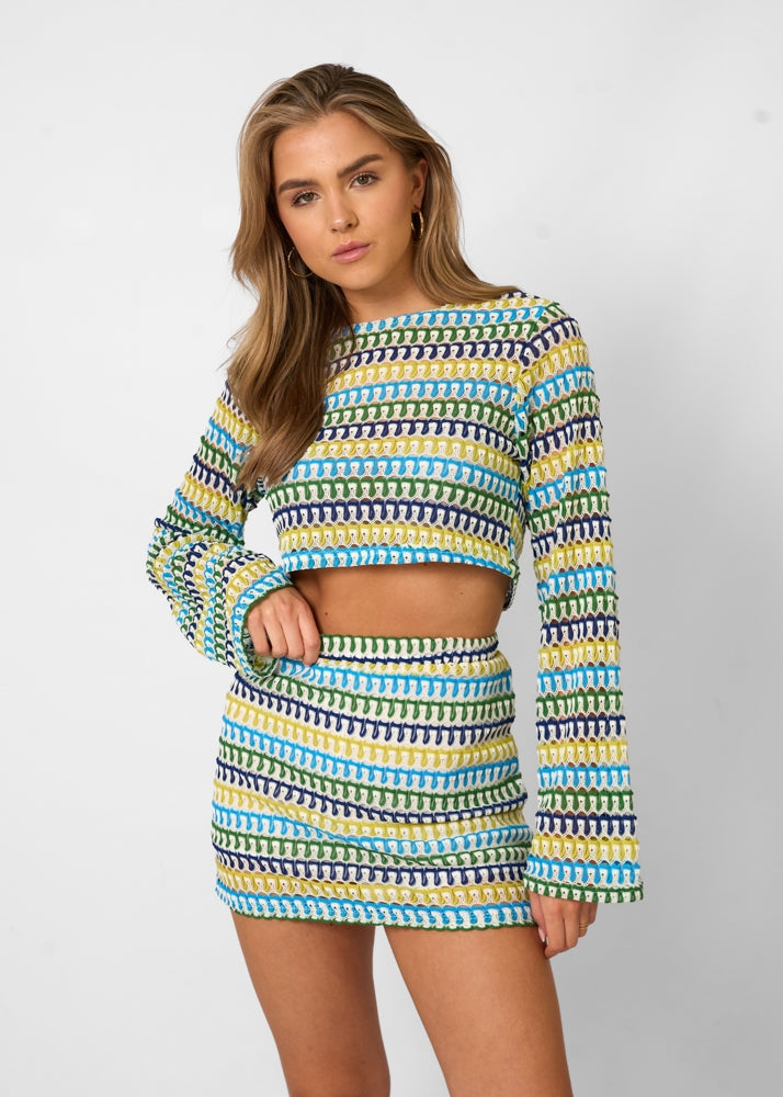 Rachel | Set Festival Top Met Korte Rok