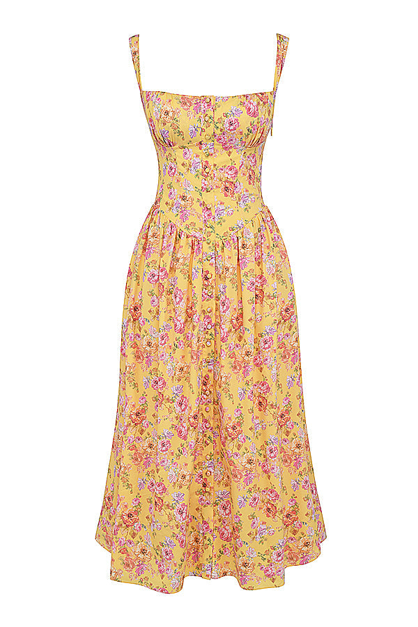 Joanna | Midi Bloemenjurk