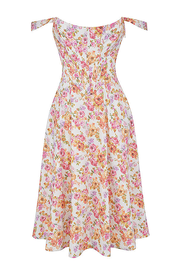 Joanna | Midi Bloemenjurk
