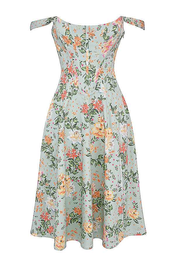 Joanna | Midi Bloemenjurk