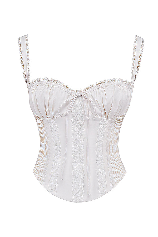 Shayna | Witte Kanten Top