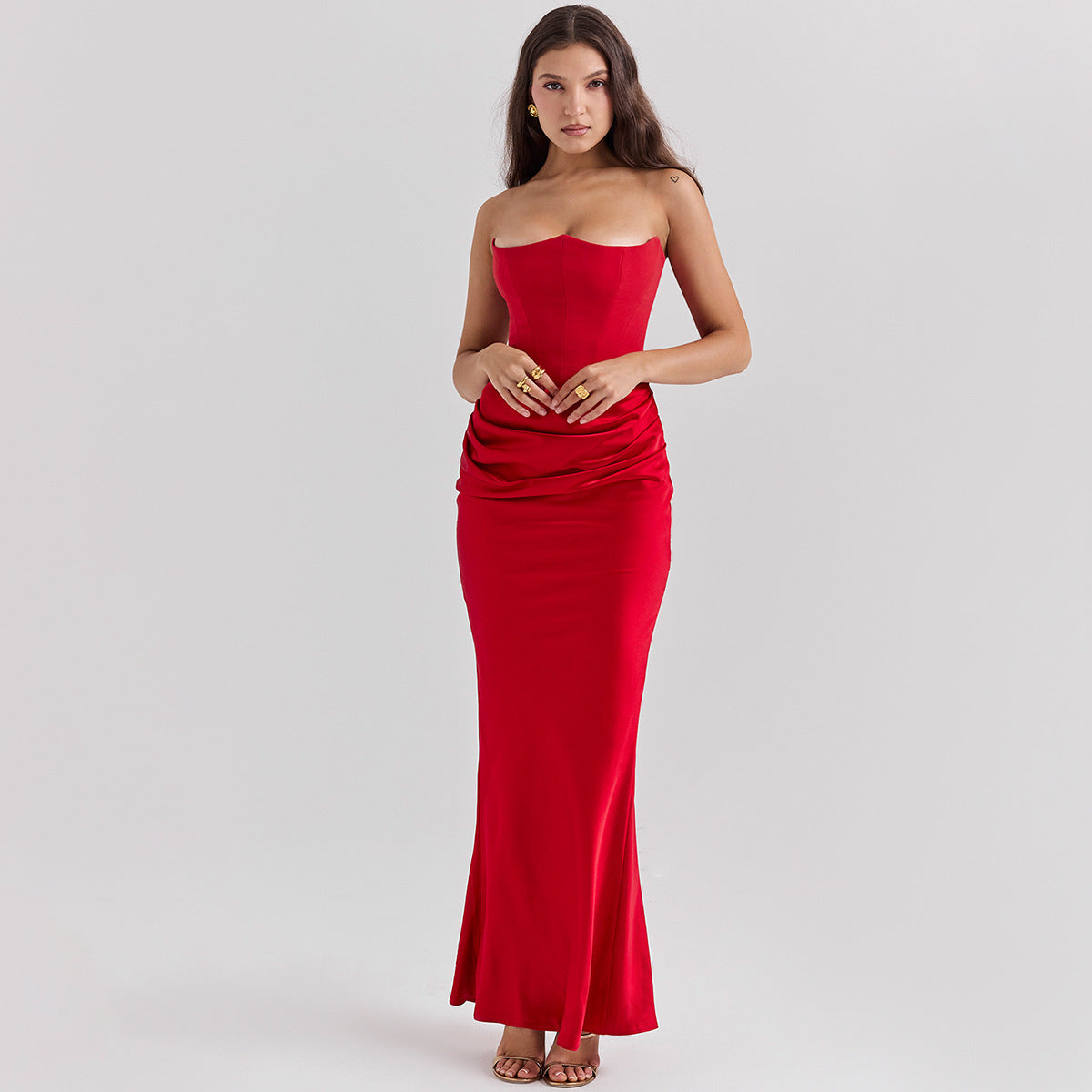 Sheila | Lange Corset Jurk
