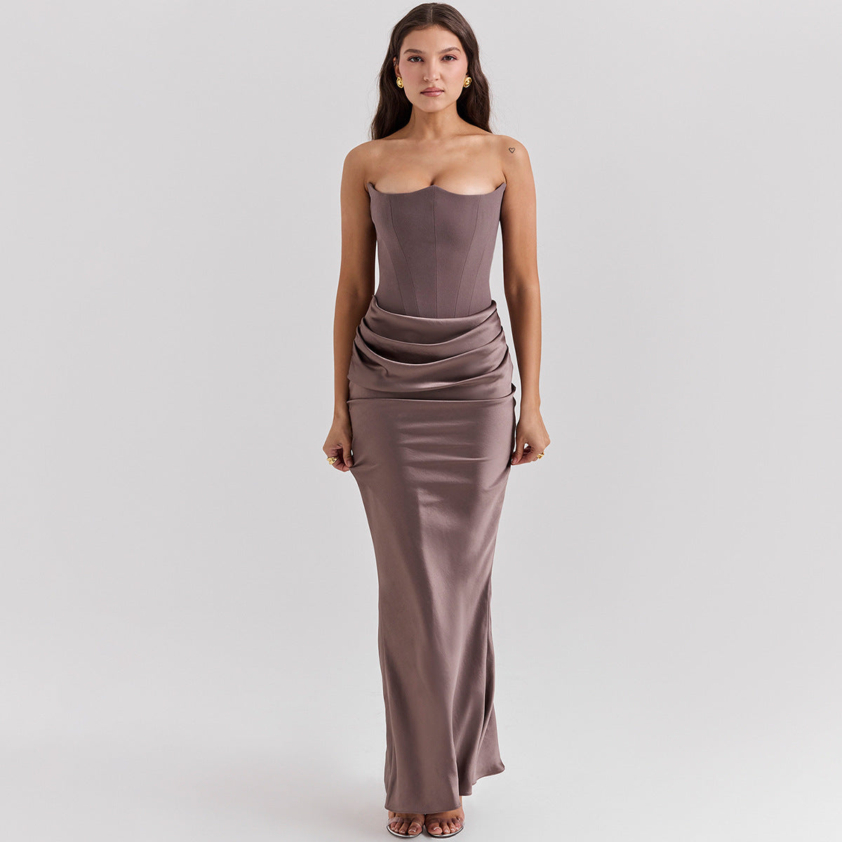 Sheila | Lange Corset Jurk