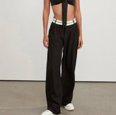 Priscilla | Pantalon Met Witte Band