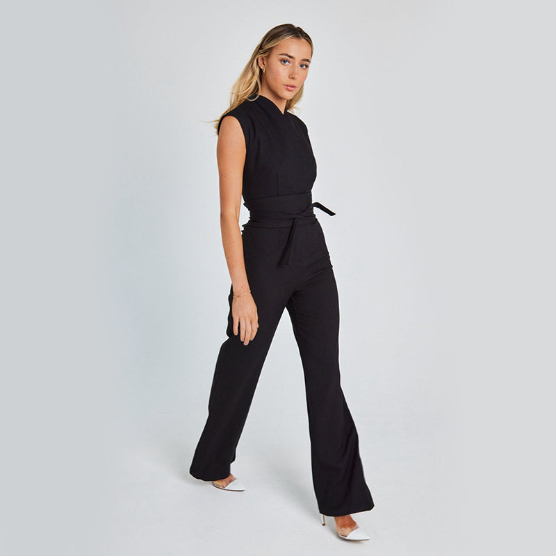 Juna | Jumpsuit Met Tailleband
