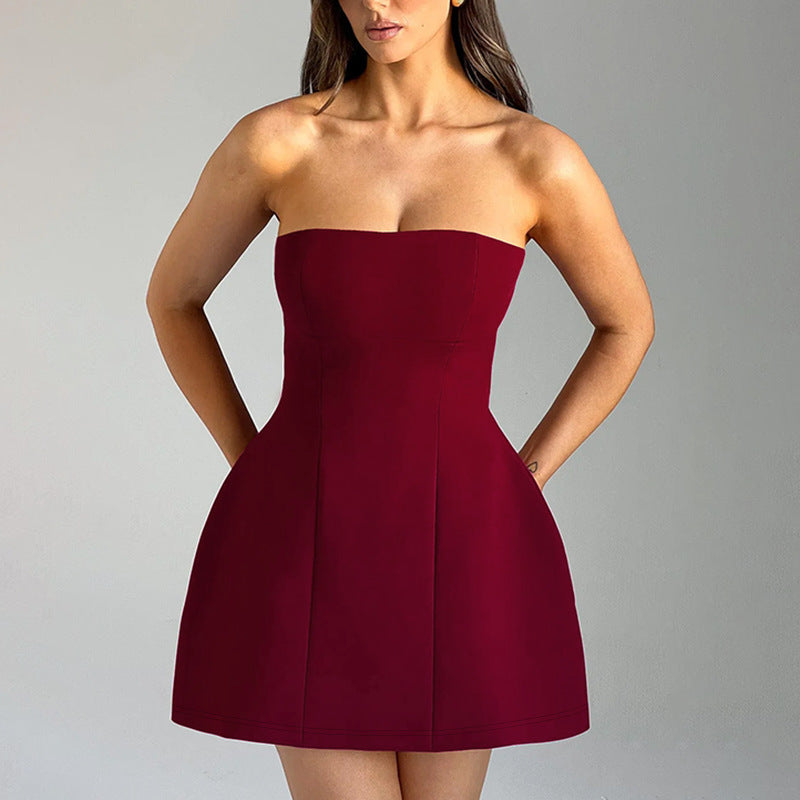 Macey | Korte Strapless Jurk