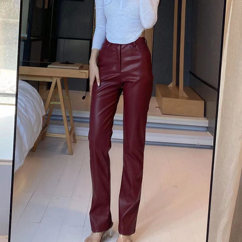 Amy | Leren Broek