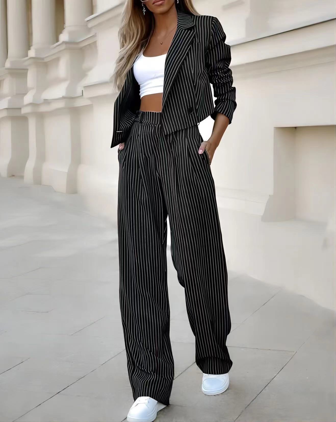 Skye | Set Korte Blazer Met Pantalon