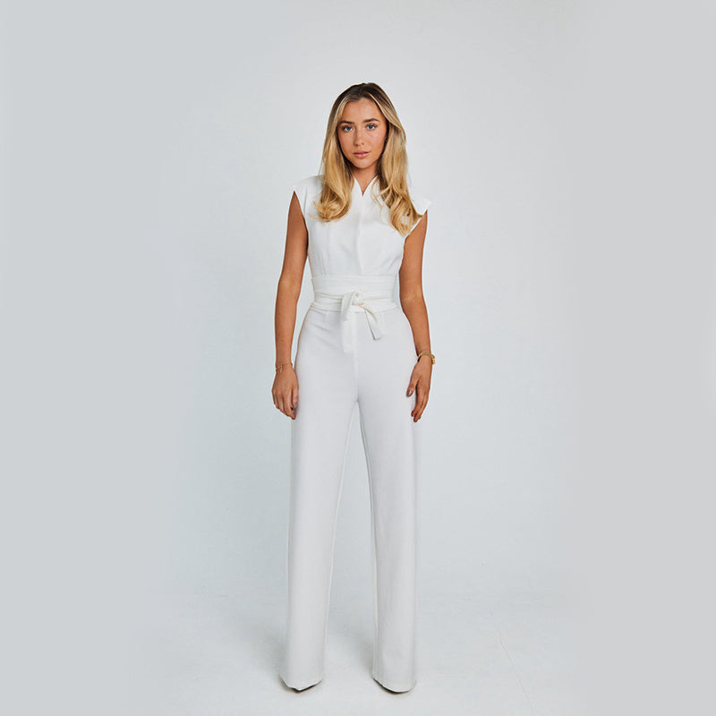 Juna | Jumpsuit Met Tailleband