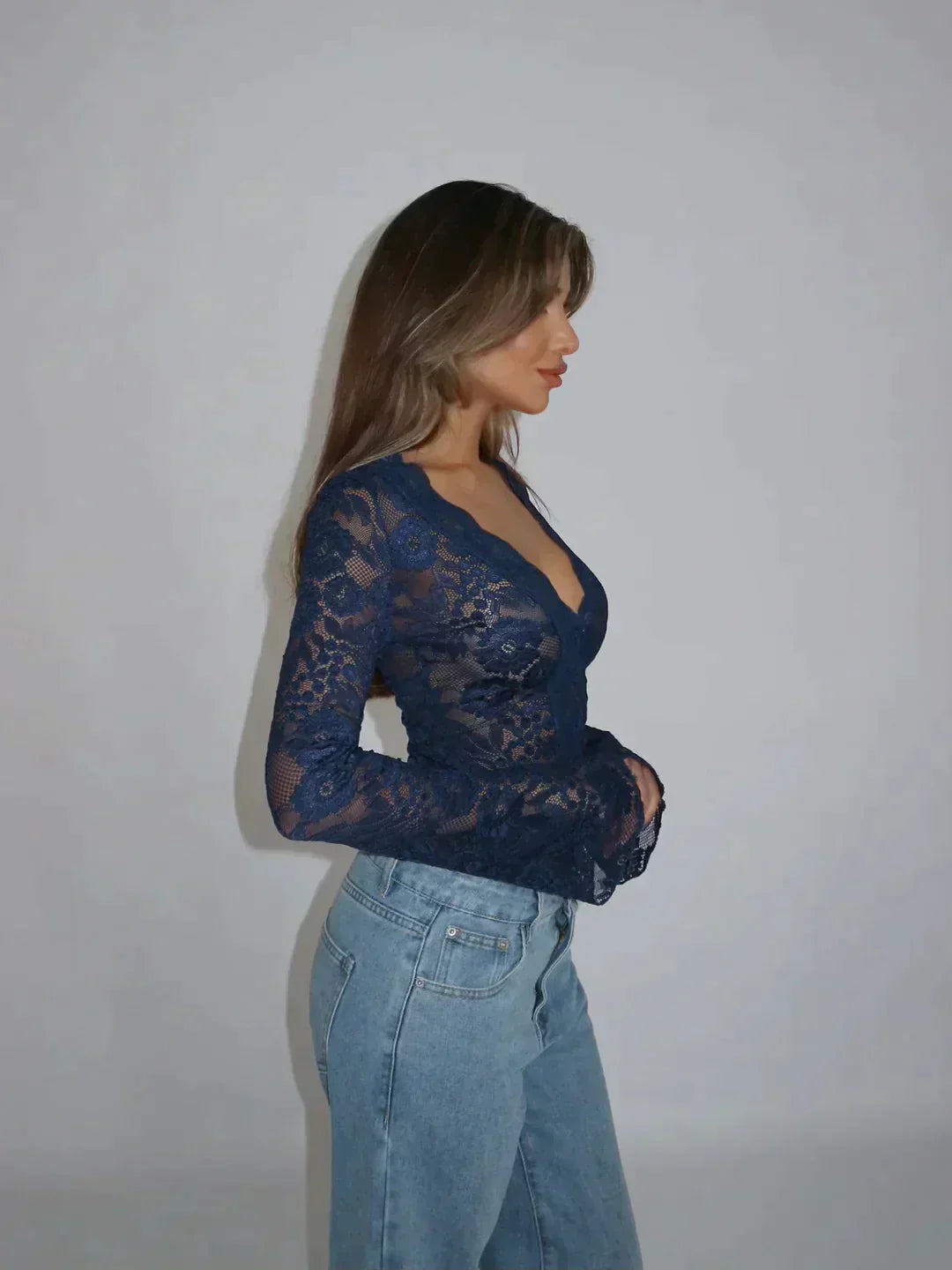 Josephine | Elegante Kanten Top Voor Dames