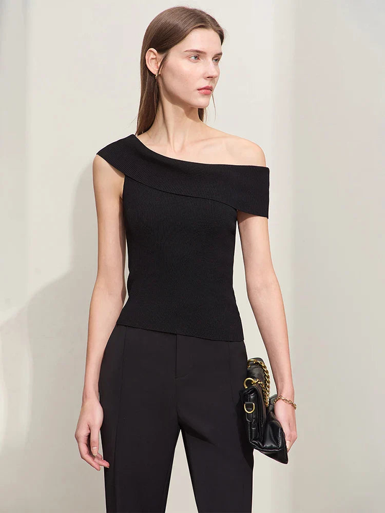 Blaire | Off-Shoulder Top Met Ribbels