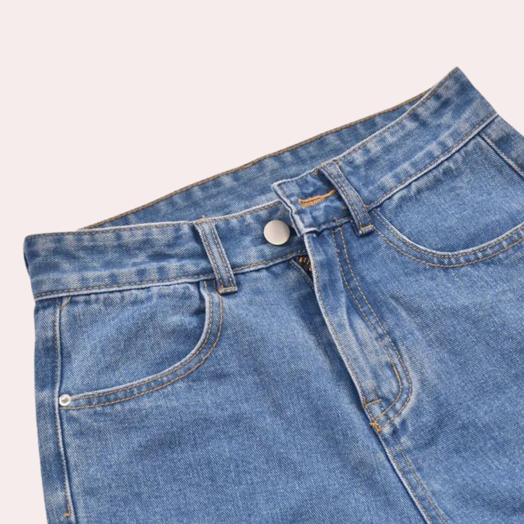 Mabel | Hoge Taille Spijker Jort