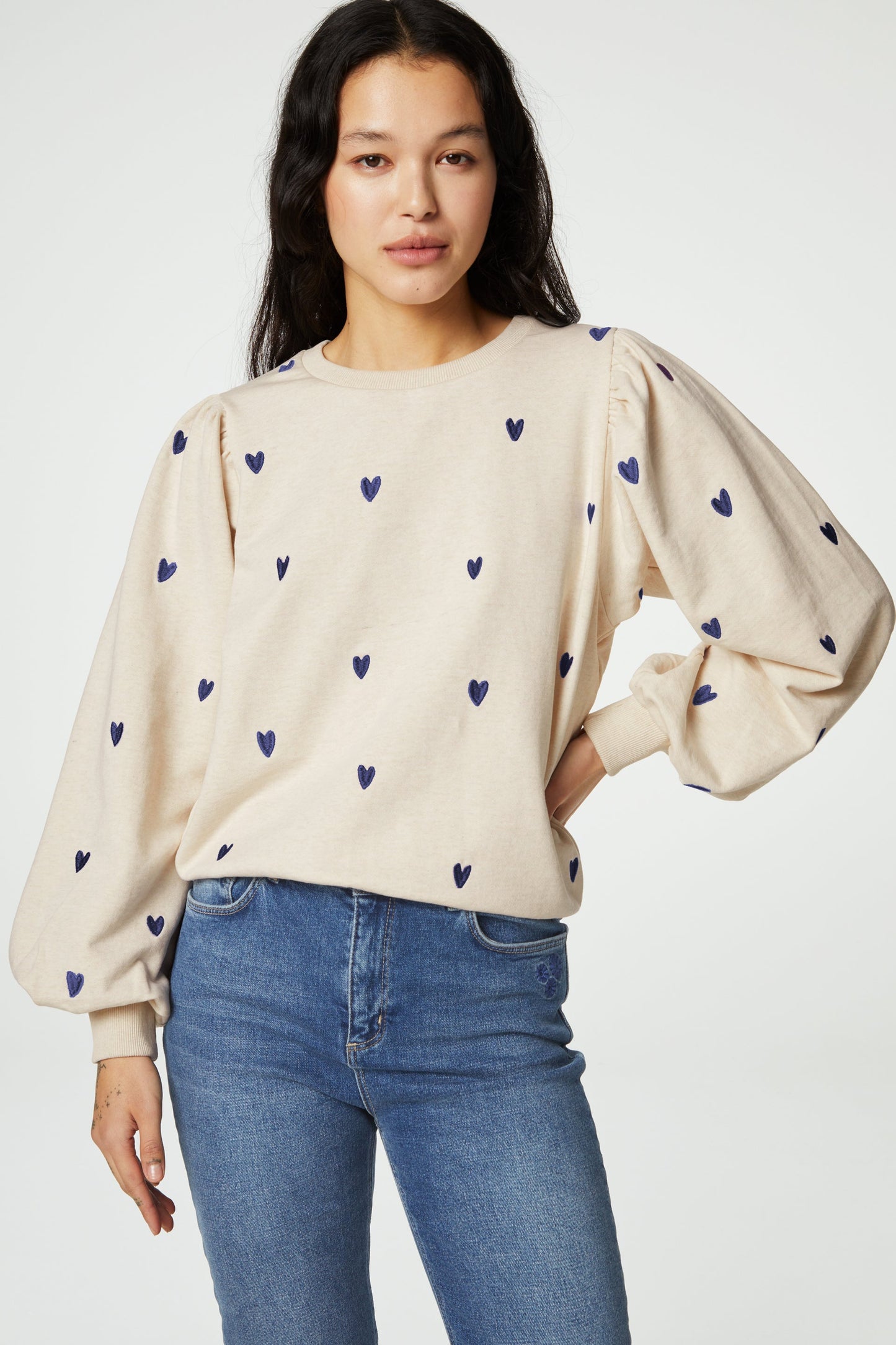 Anastasia | Trui Met Hartjes Patroon