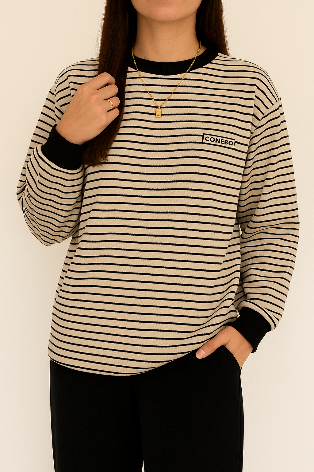 Helena | Gestreepte Stoere Longsleeve