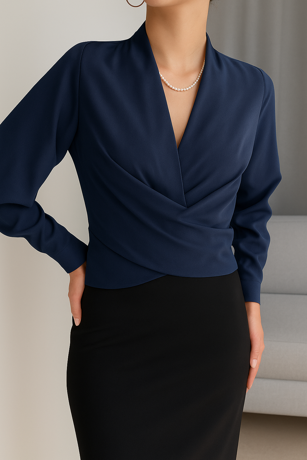Bonny | Satijnen Blouse