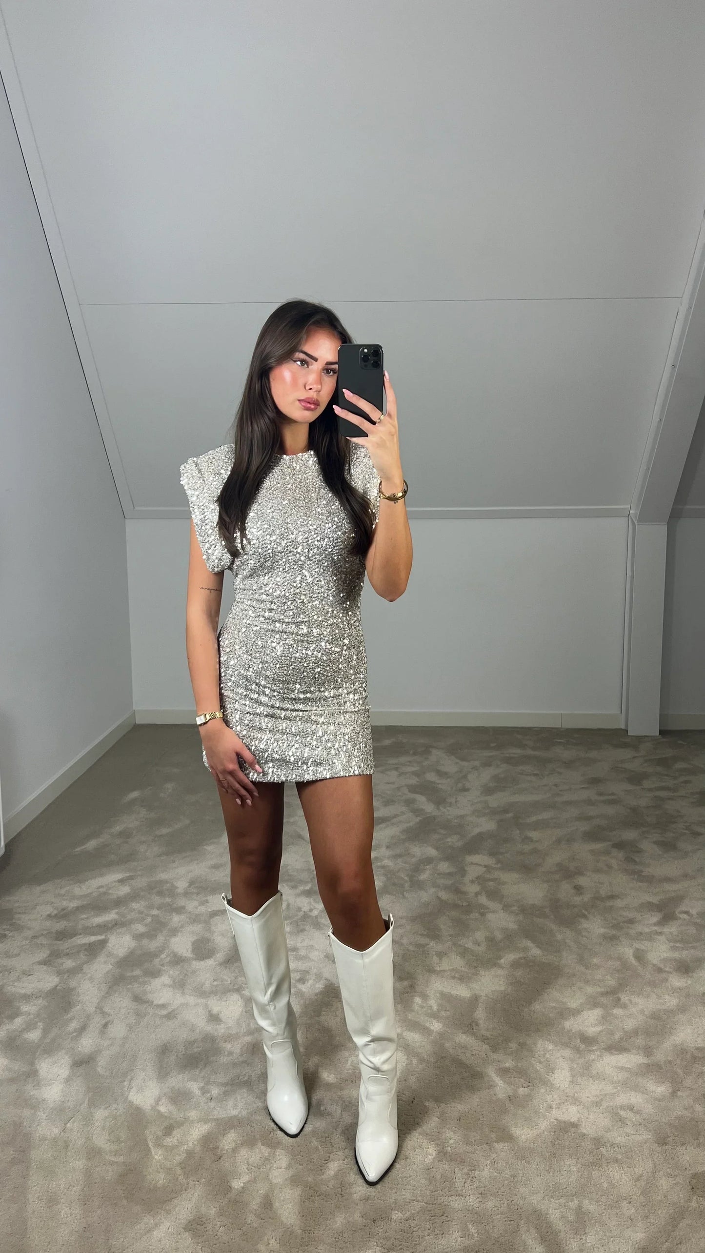 Filou | Elegante Glitterjurk