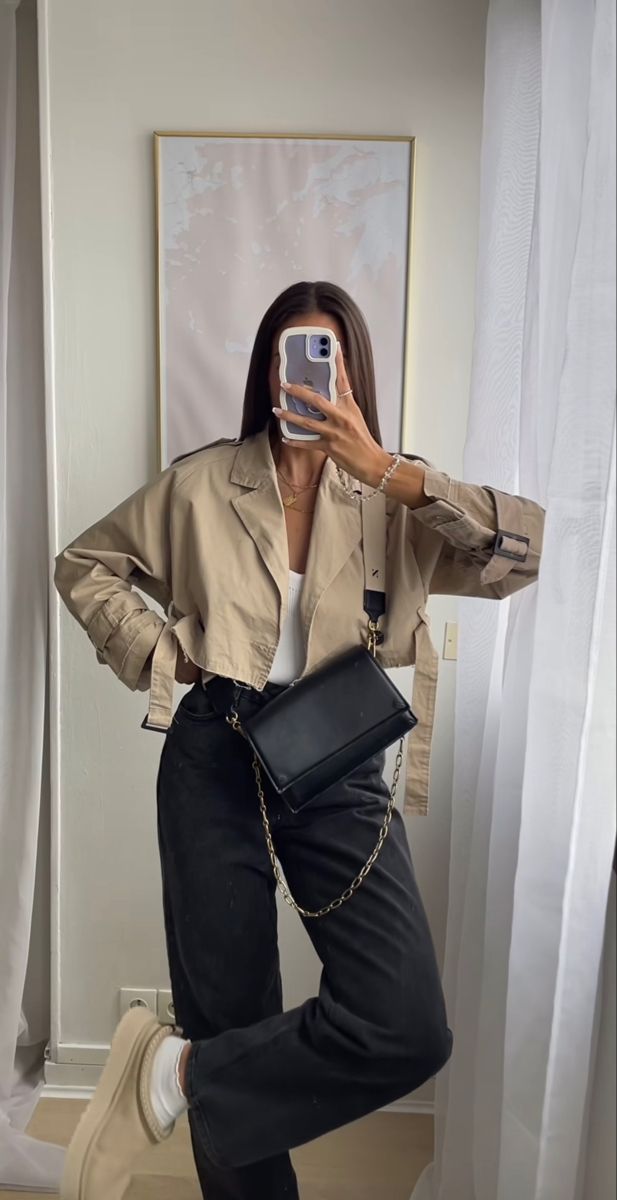 Sophia | Korte Elegante Trenchcoat