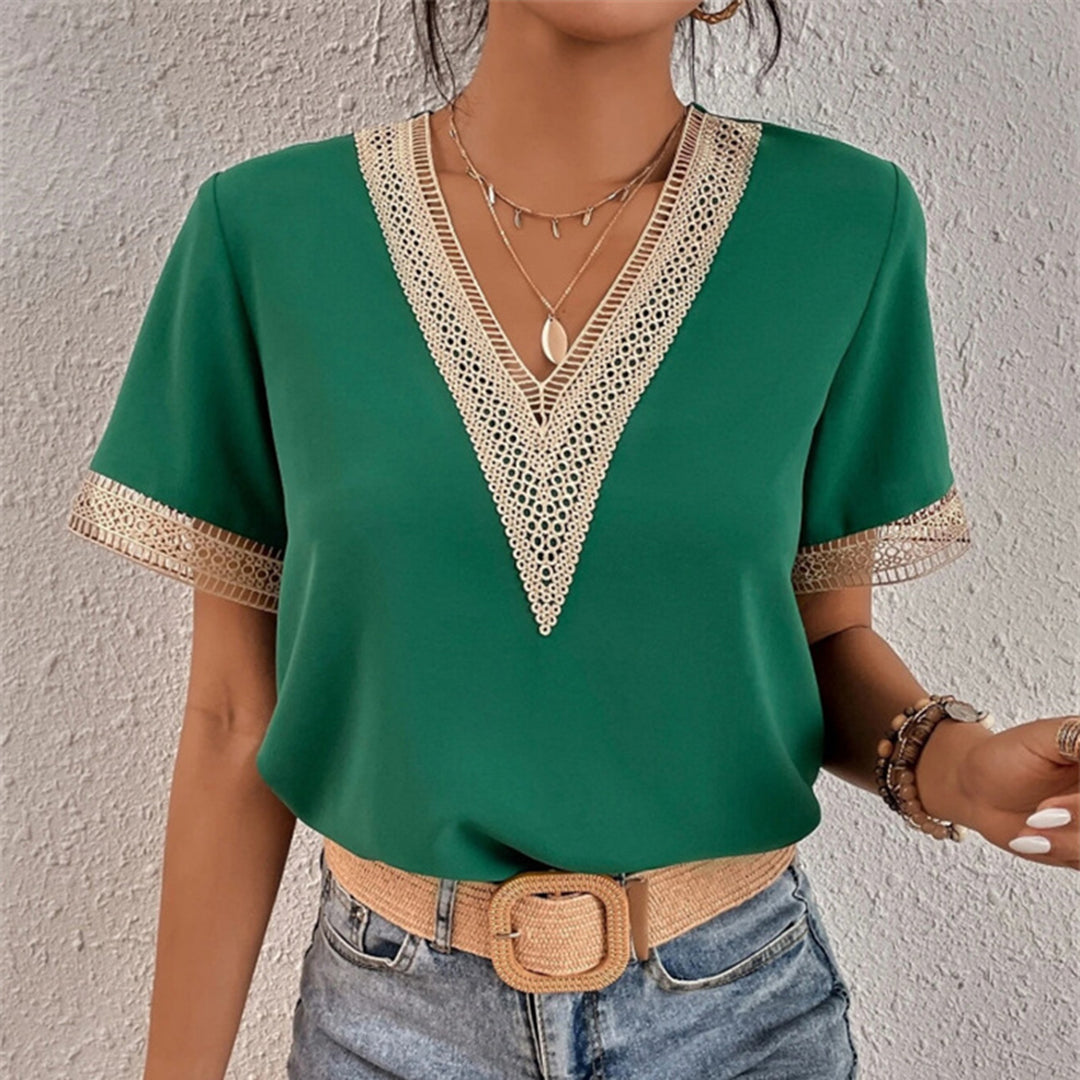 Amije | Elegant Dames T-Shirt Met Losse Pasvorm