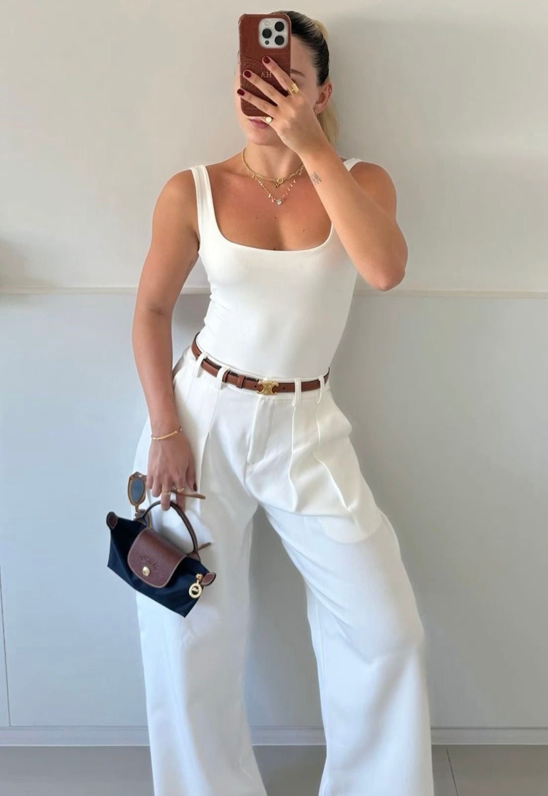 Hailey | Witte Pantalon