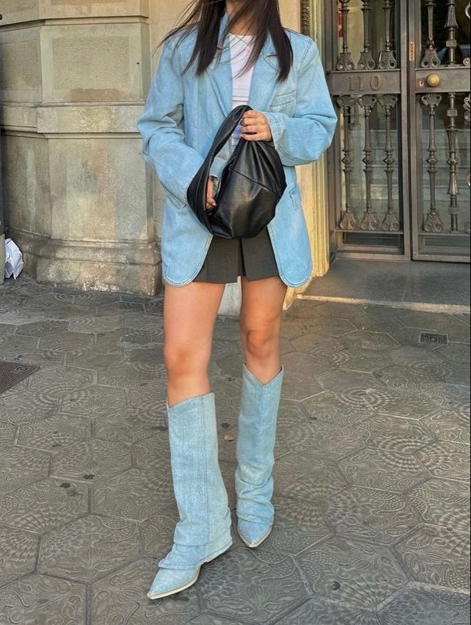 Demy | Denim Laarzen