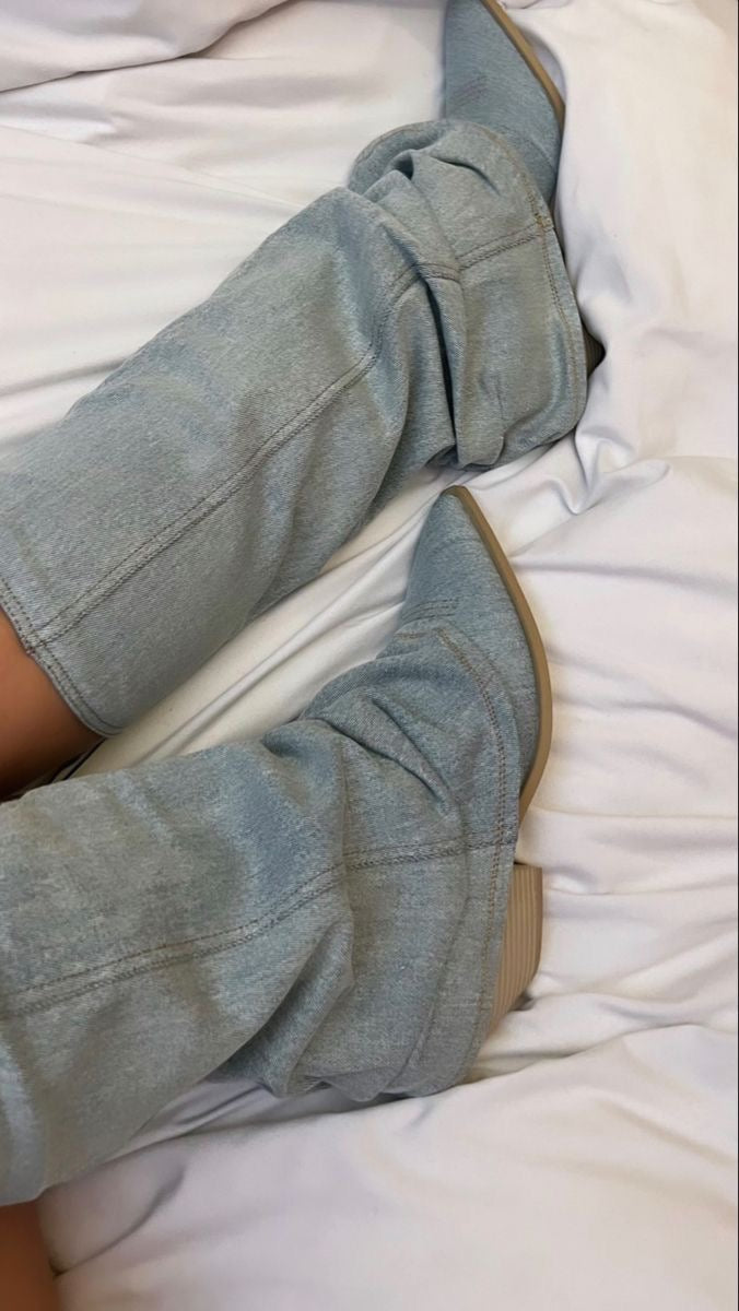 Demy | Denim Laarzen