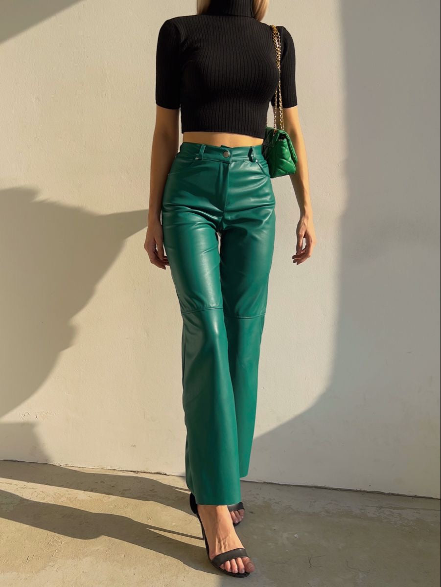 Amy | Leren Broek