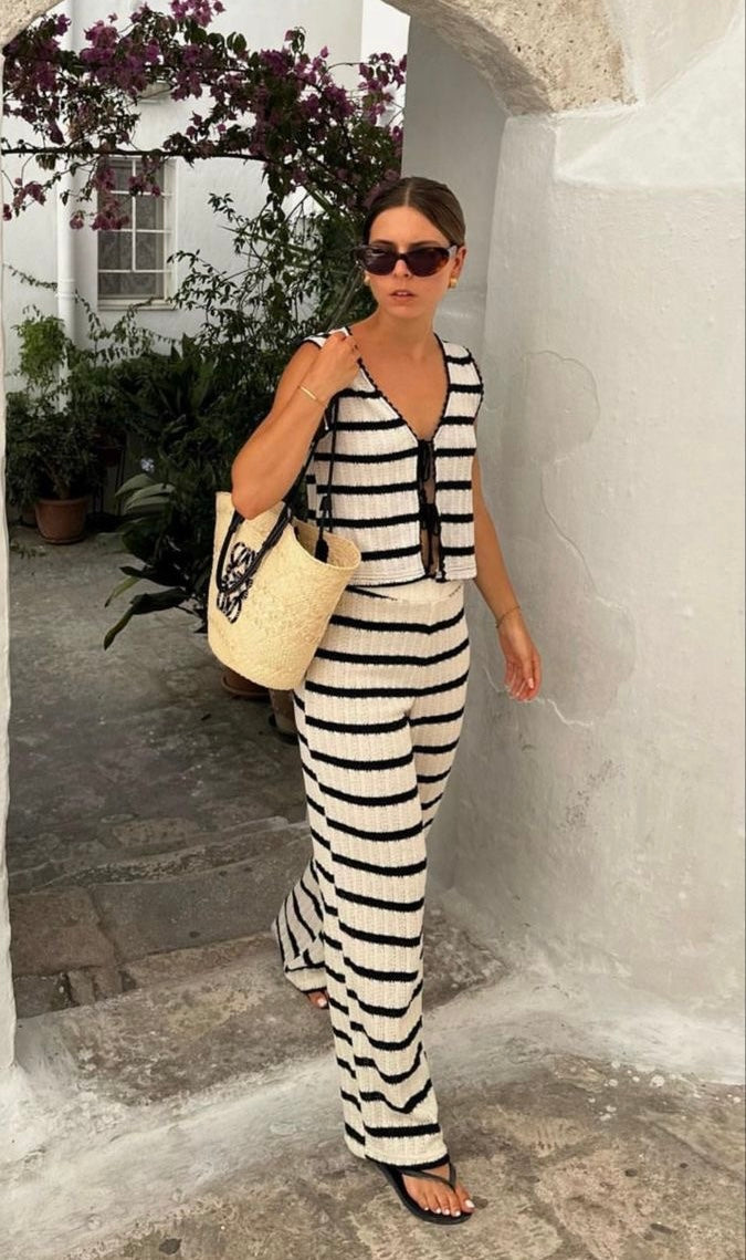 Sièrra | Gestreept Set Top Met Broek