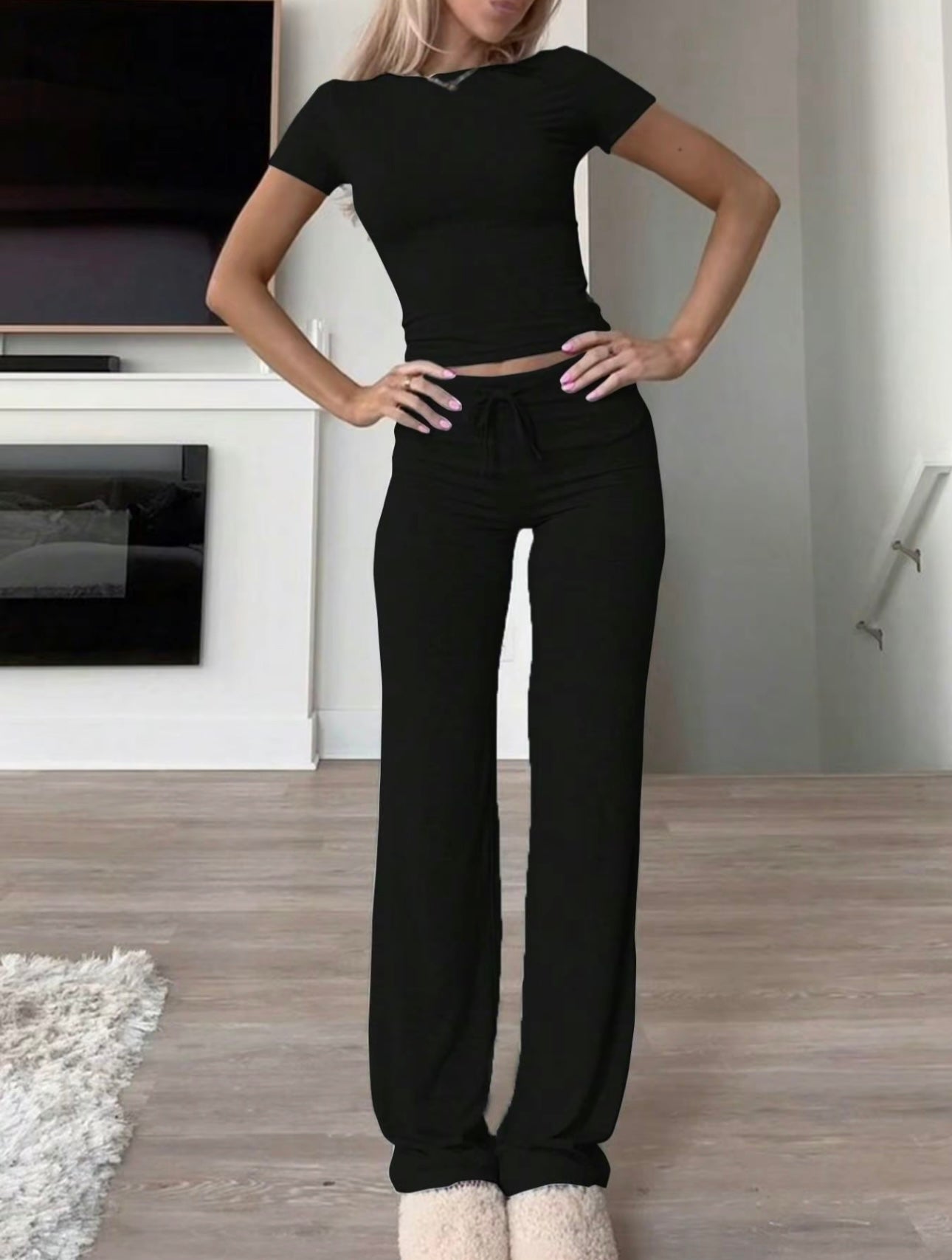 Clarice | Loungeset Top Met Lange Broek