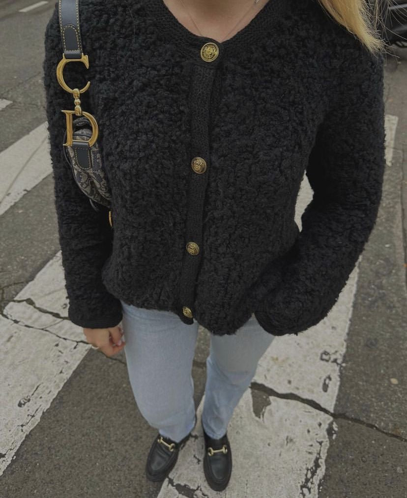 Charlie | Chique Warm Vest Met Goude Knopen