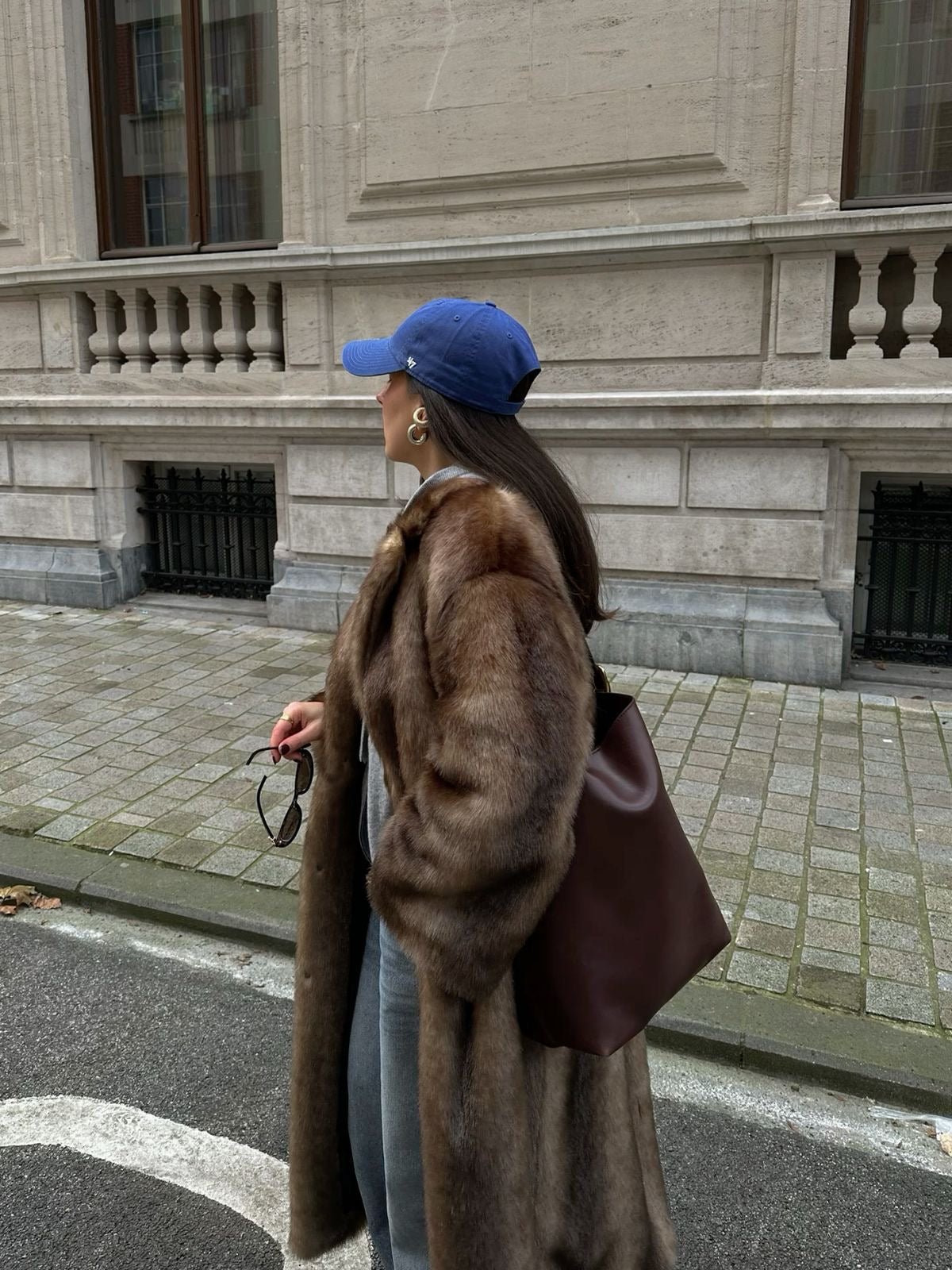 Yasmin | Lange Bruine Imitatiebontjas