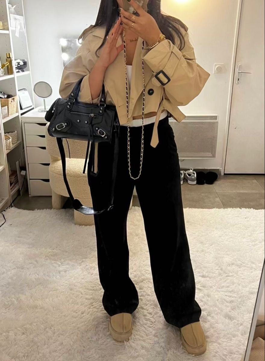 Sophia | Korte Elegante Trenchcoat