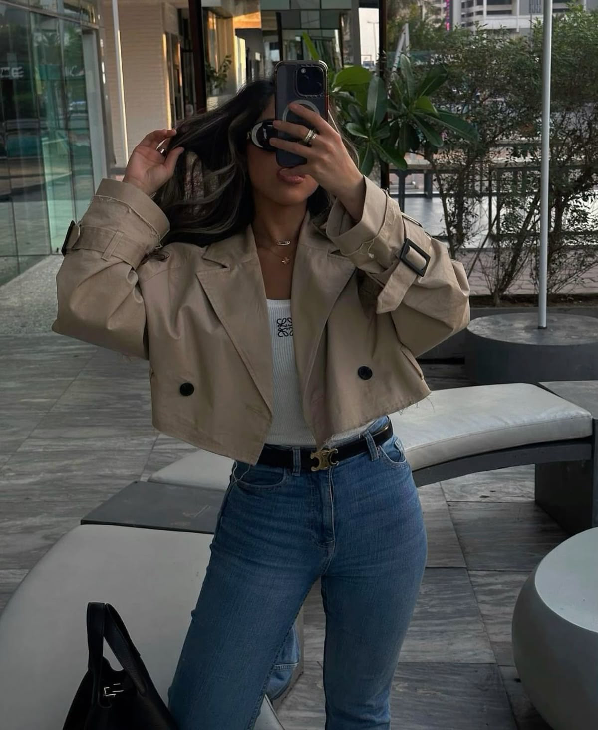 Sophia | Korte Elegante Trenchcoat