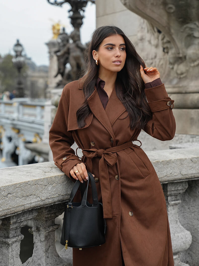 Mathilde | Elegante Vegan Tas Met Metalen Slot