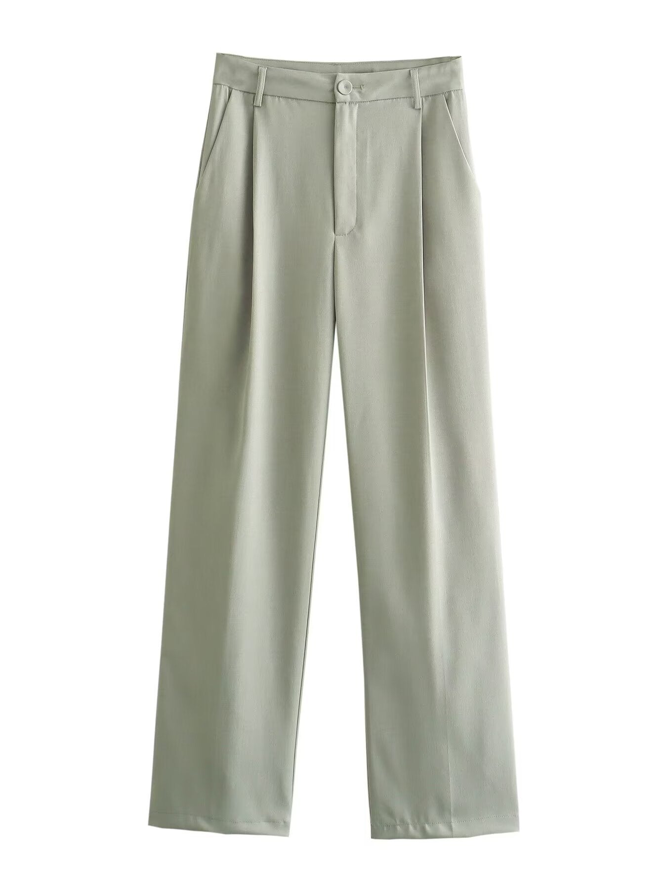 Chloe | Elegante Groene Set Jasje Met Lange Broek