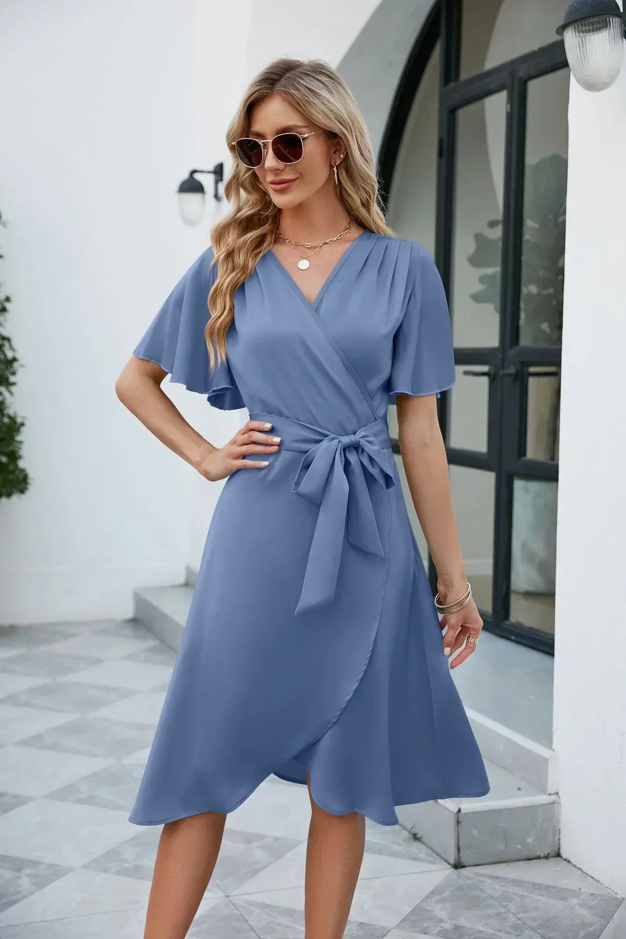 Charlotte | Zomerjurk Met V-Hals