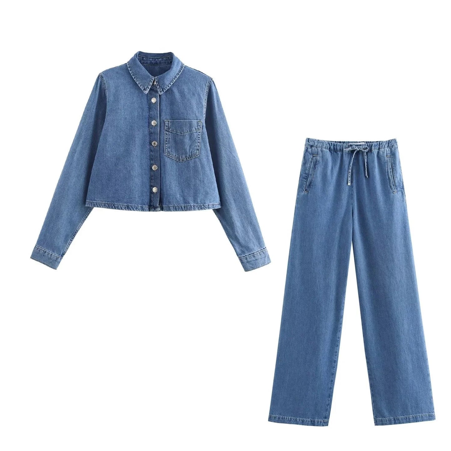 Margot | Denim Set Voor Dames