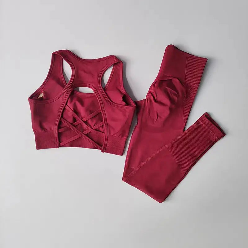 Liva | Twee-Delige Sportset Met Open Rug
