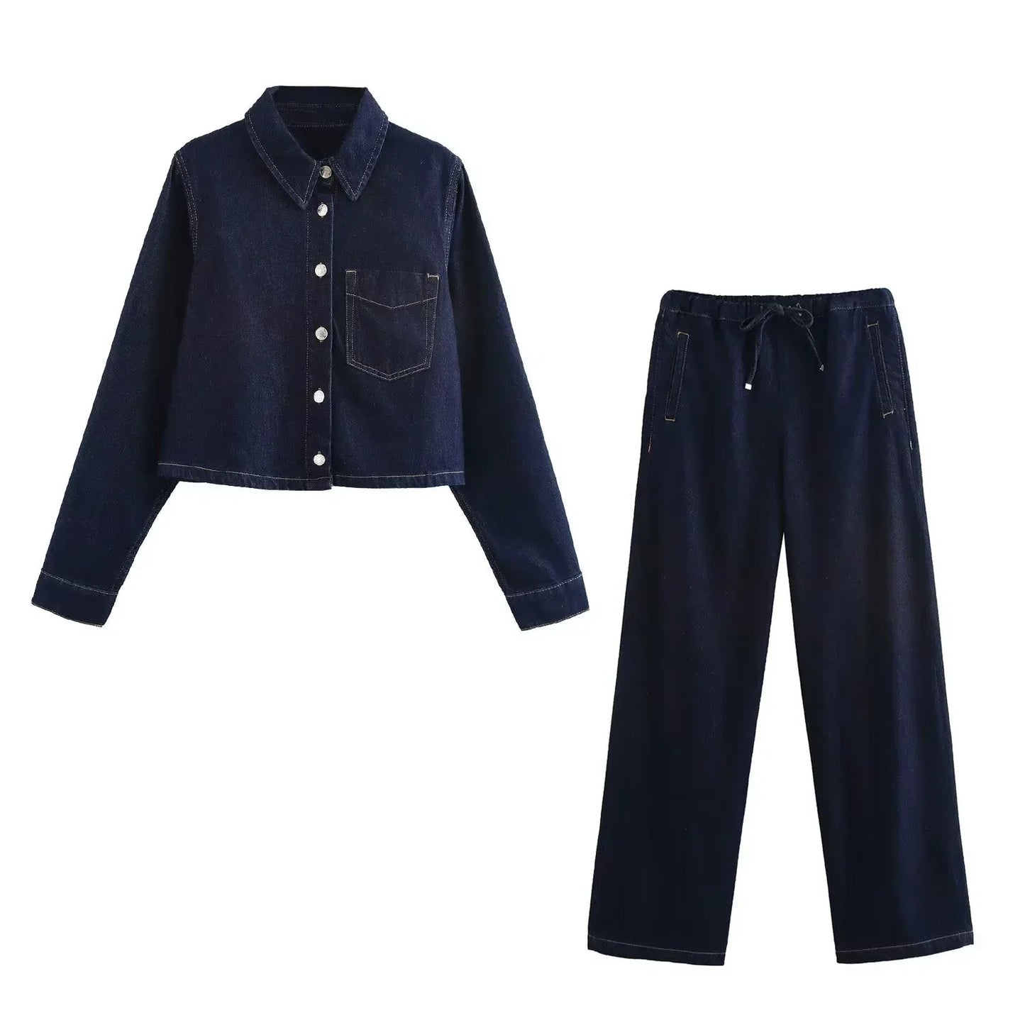 Margot | Denim Set Voor Dames