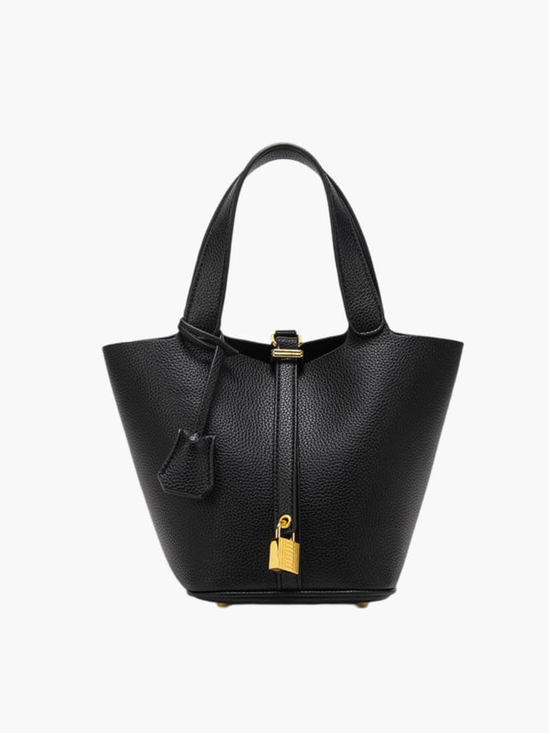 Mathilde | Elegante Vegan Tas Met Metalen Slot