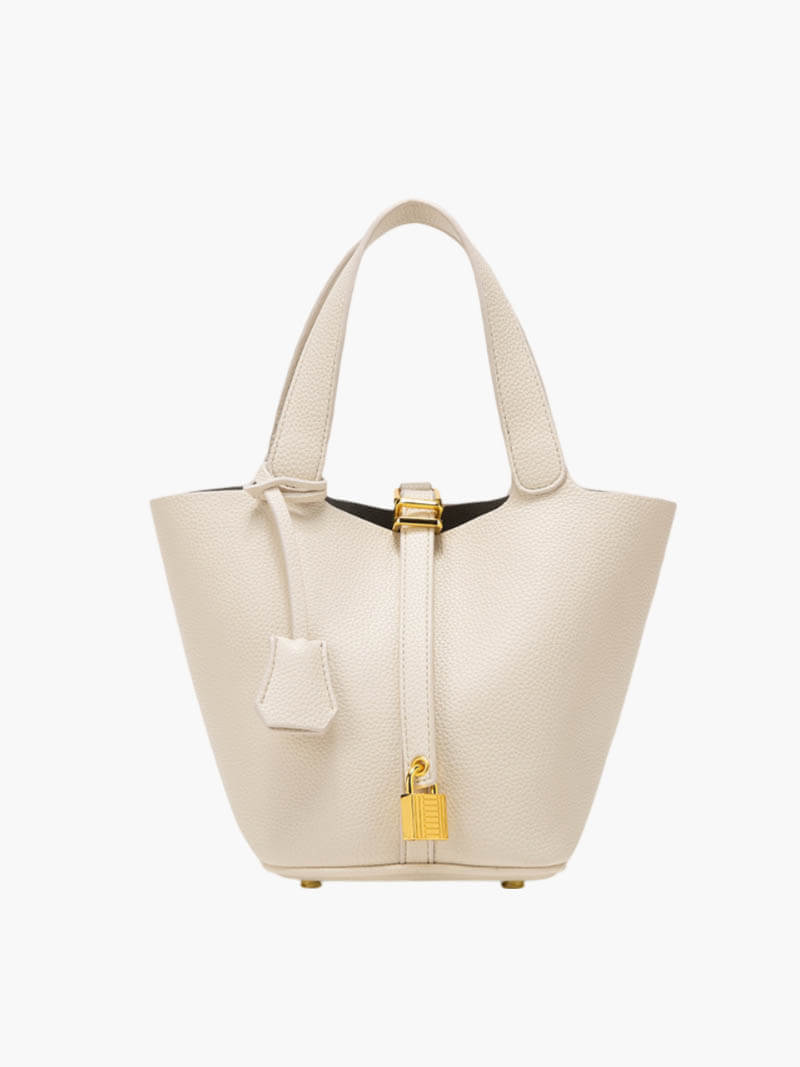 Mathilde | Elegante Vegan Tas Met Metalen Slot