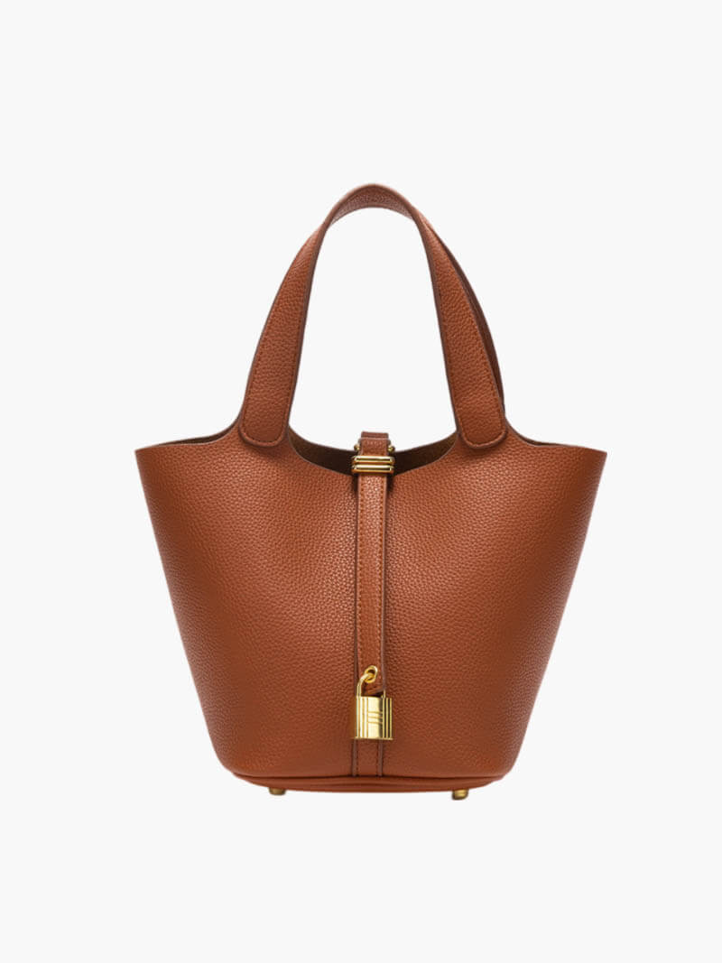 Mathilde | Elegante Vegan Tas Met Metalen Slot