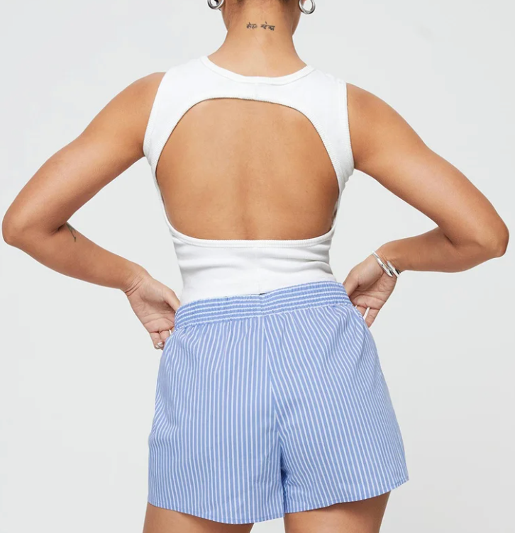 Bloom | Gestreepte Korte Losse Short