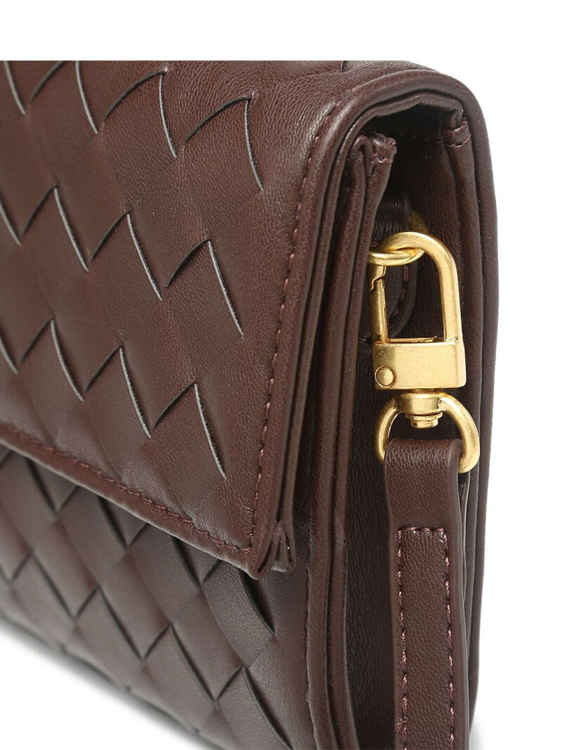 Celeste | Luxe Geweven Handtas Met Gouden Sluiting