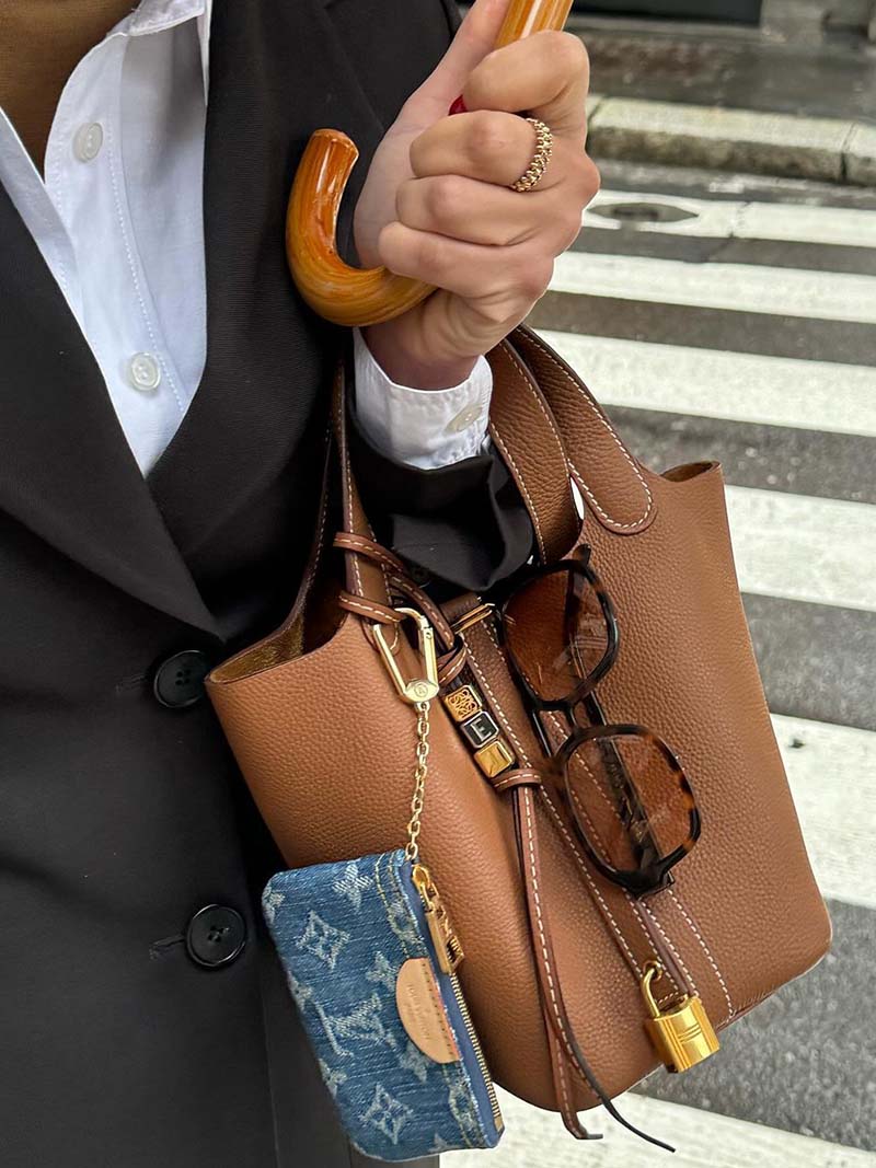 Mathilde | Elegante Vegan Tas Met Metalen Slot
