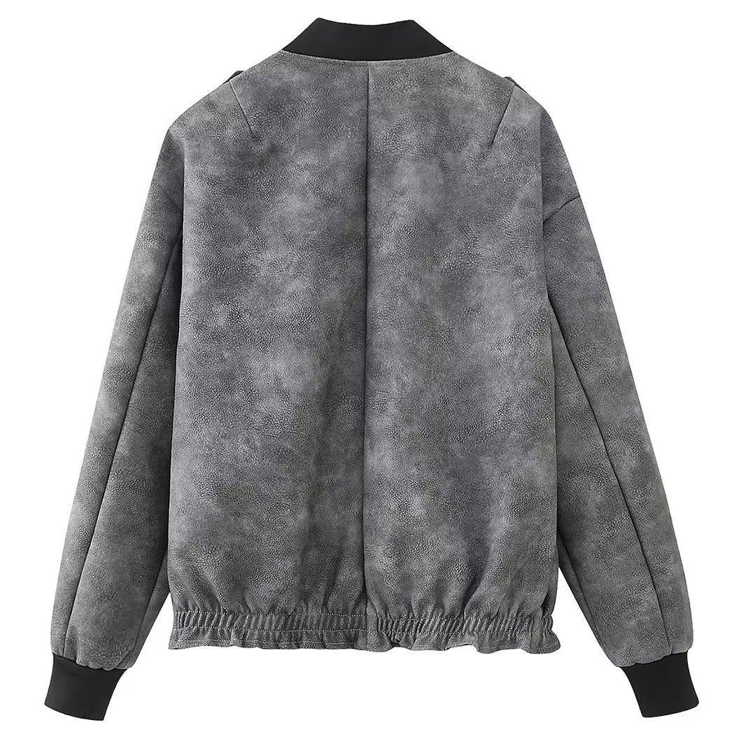 Yana | Stonewashed Vintage Bomber