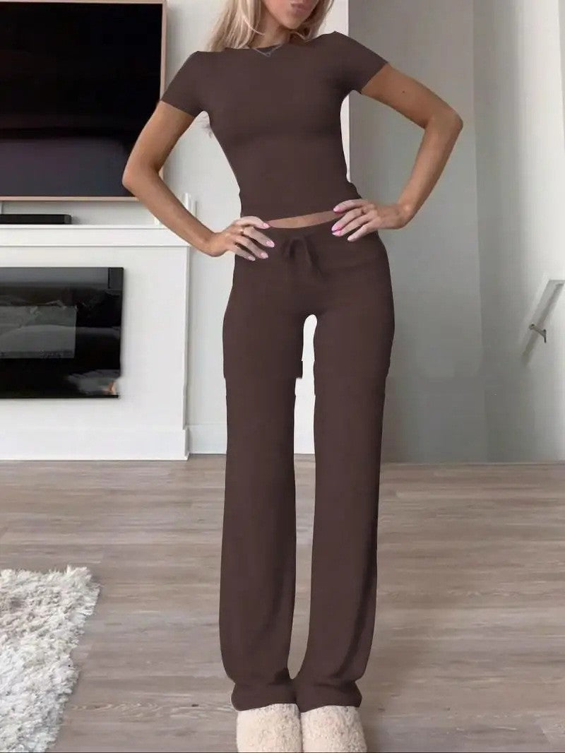 Clarice | Loungeset Top Met Lange Broek