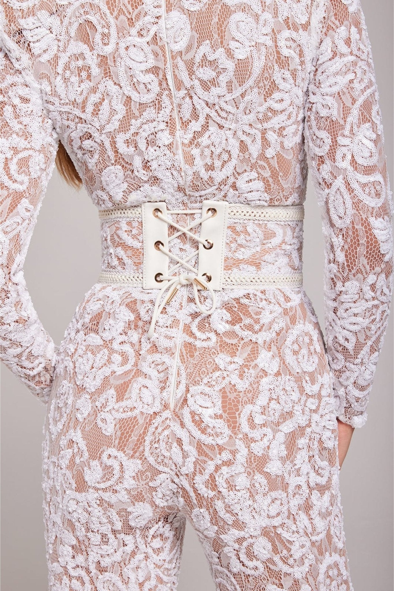 Grace | Betoverende Chique Glitter Jumpsuit Met Lange Mouwen