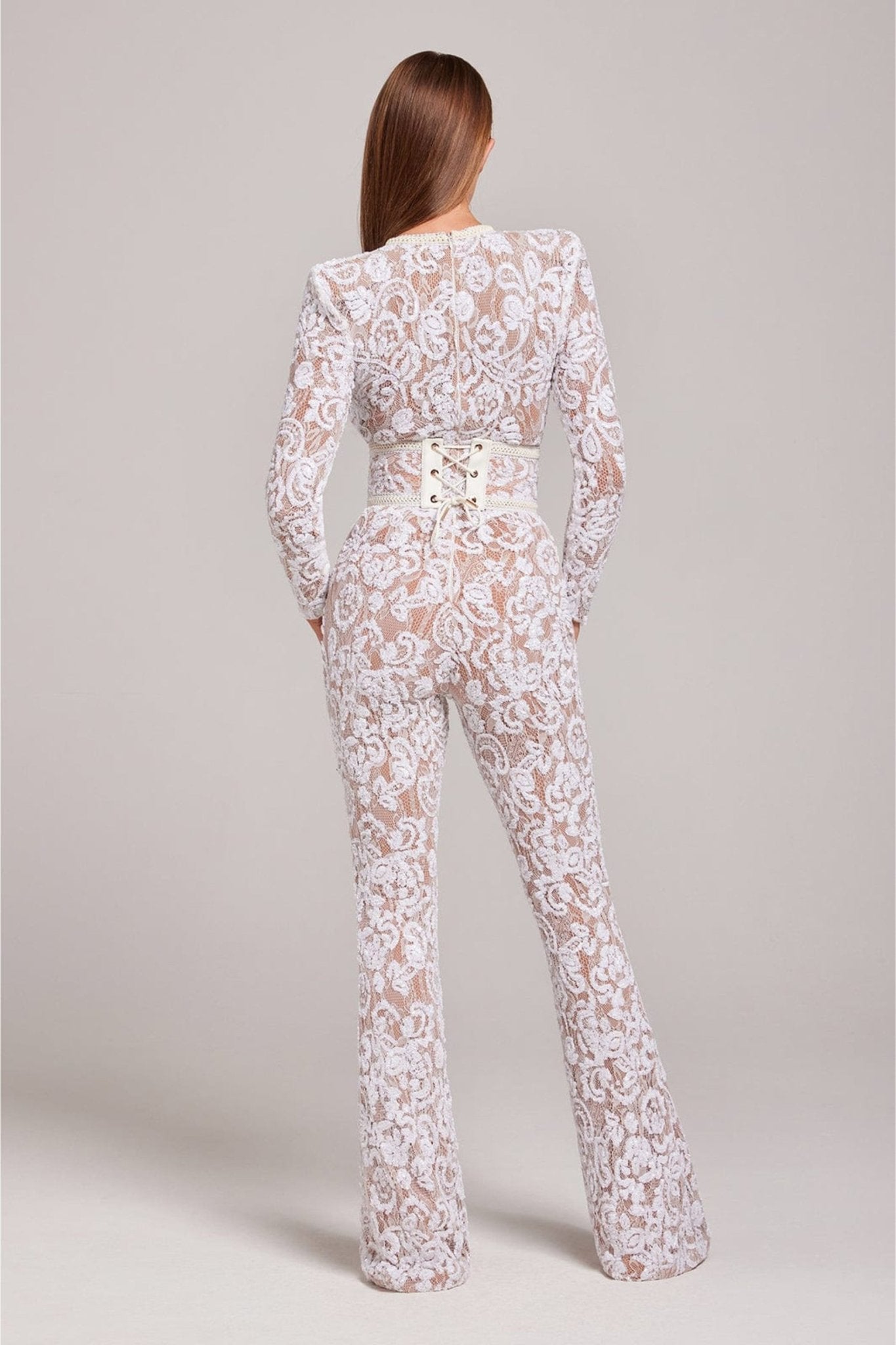 Grace | Betoverende Chique Glitter Jumpsuit Met Lange Mouwen