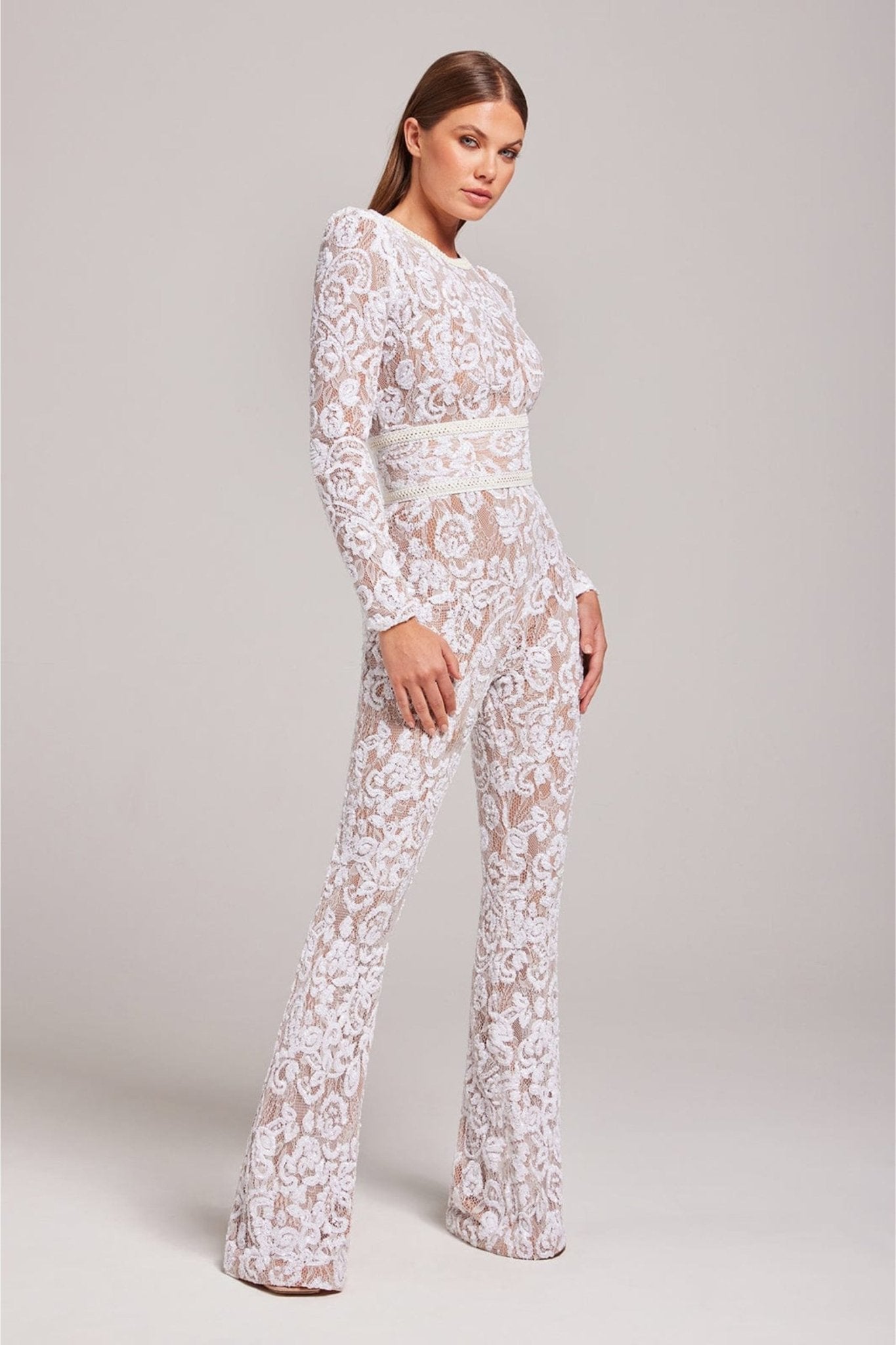 Grace | Betoverende Chique Glitter Jumpsuit Met Lange Mouwen
